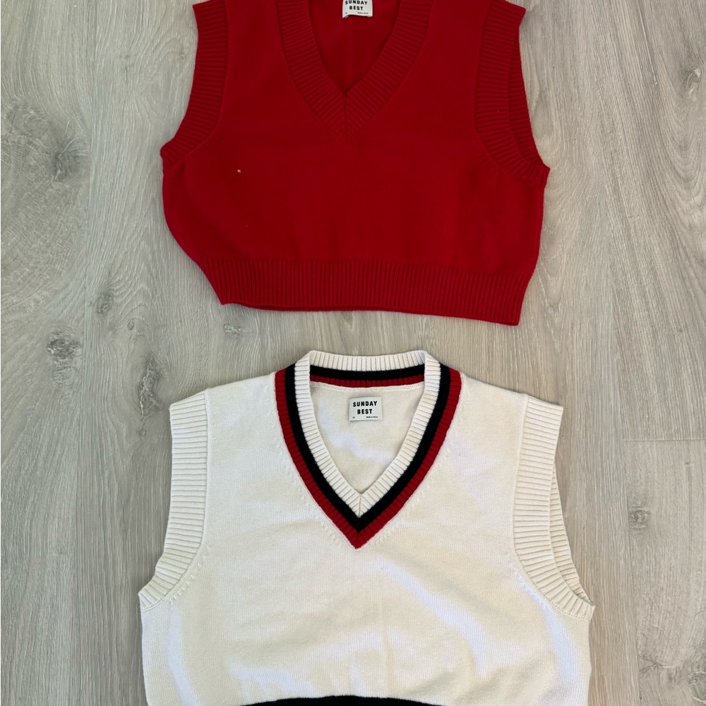 ARITZIA V-NECK VEST (2)